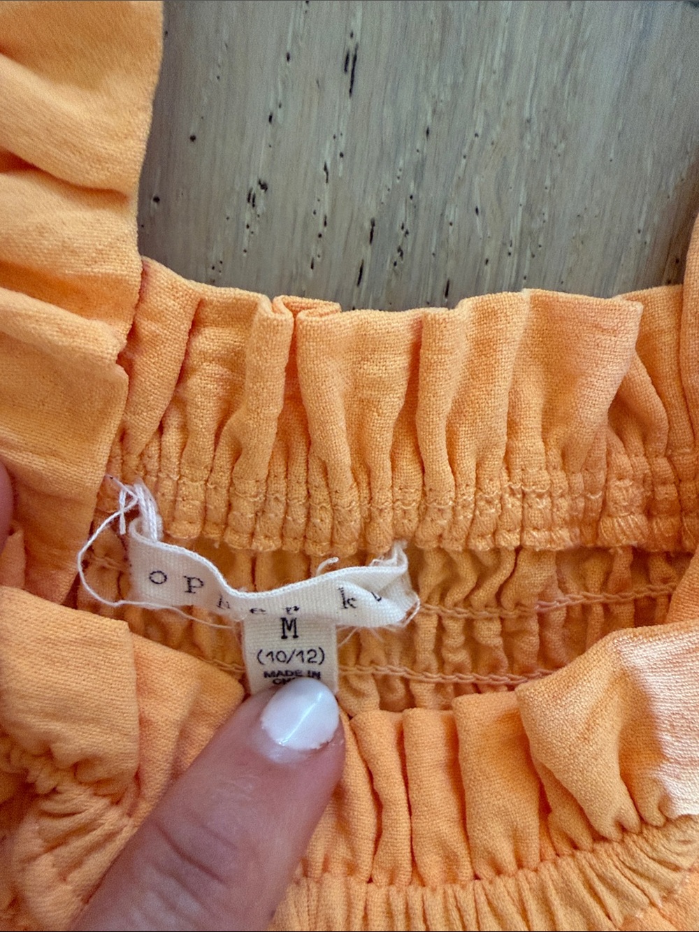 Copper Key Bright Orange Ruffle Tank & Shorts Set - Picture 2 of 3